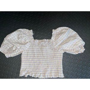 Women's Levi's Top Size S Purple Plaid